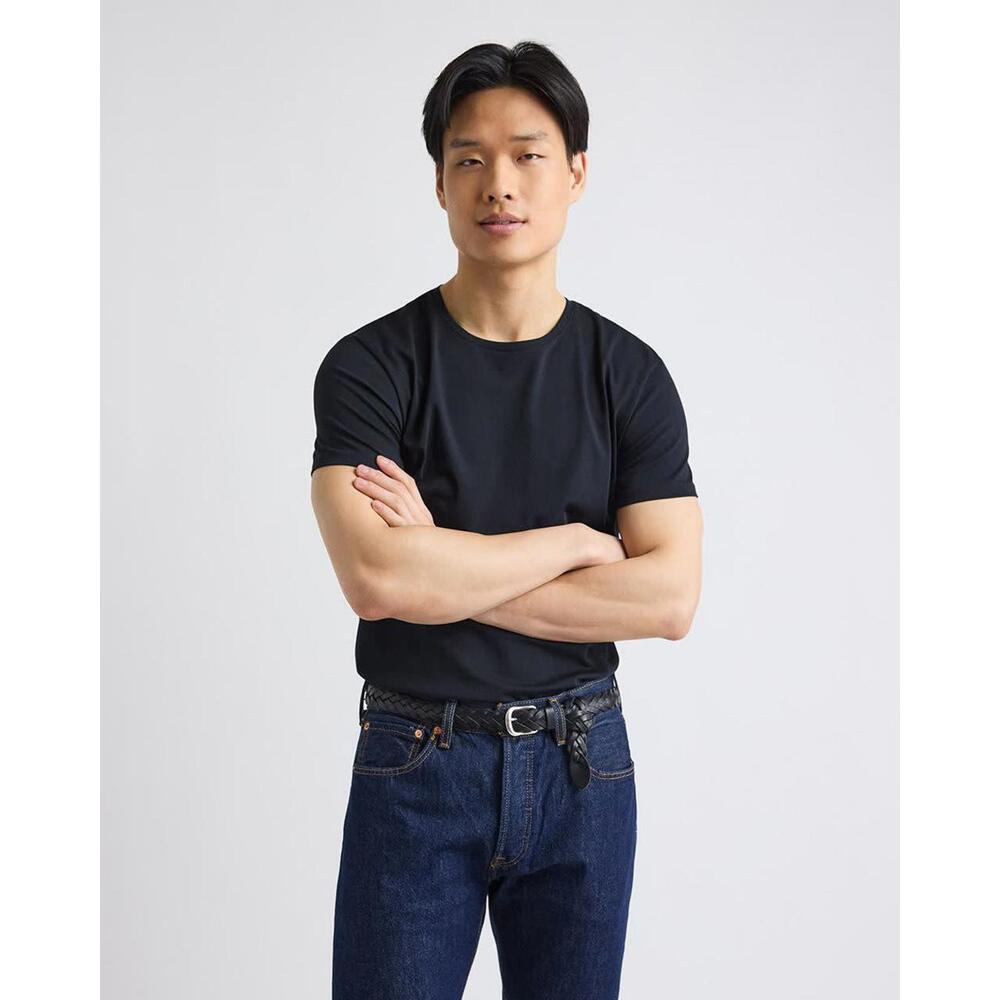 Supima Cotton (R) Crew-Neck T-Shirt - Size Medium 95% Supima Cotton
